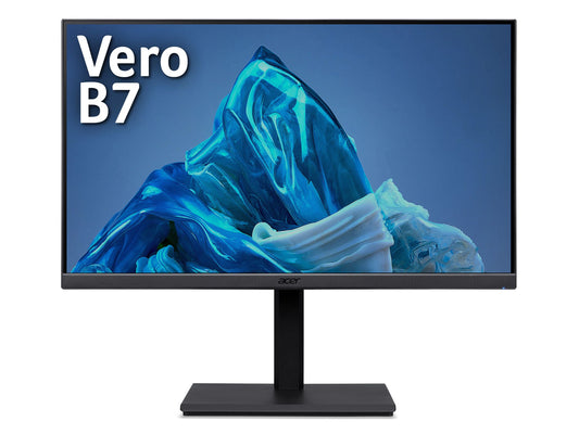 Acer B7 Vero B247YEbmiprzxv Monitor, 23.8", Full HD (1920x1080), IPS, 100Hz Refresh rate, 4Ms Response Time, Zero Frame Bezel, HDMI/DP/VGA/USB