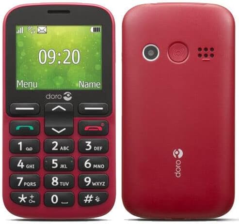 Doro 1380 Unlocked 2G Dual SIM Mobile Phone for Seniors with 2.4" Display