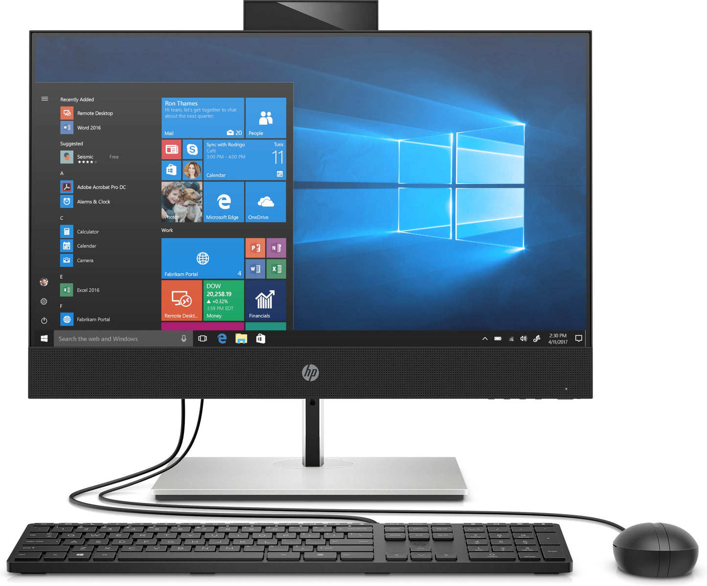 HP ProOne 440 G6 23.8" 1920 x 1080 8Gb 256Gb SSD AIO PC W10P 23H21EA#ABU
