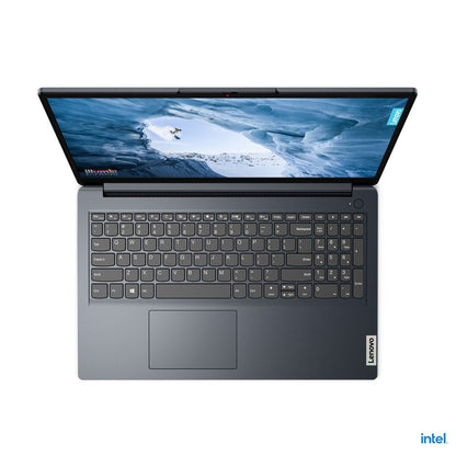 Lenovo IdeaPad 1 Laptop 39.6 cm (15.6") Full HD Intel® Celeron® N N4020 4 GB DDR4-SDRAM 128 GB SSD Wi-Fi 5 (802.11ac) Windows 11 Home in S mode Blue