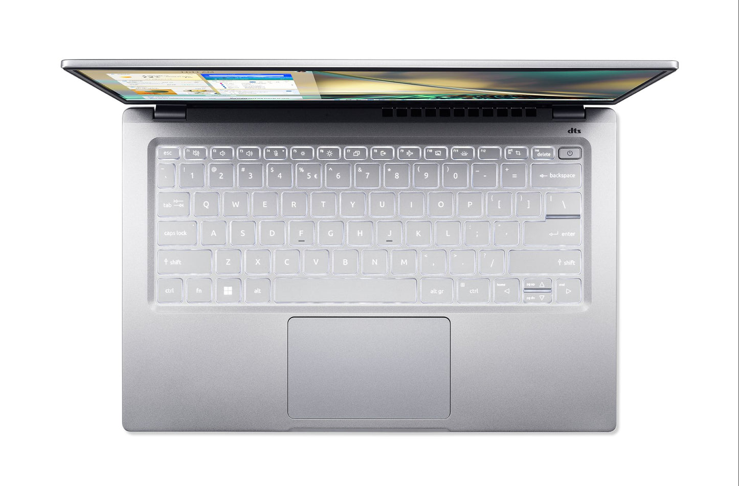 Acer Swift 3 SF314-512-56QM Laptop 35.6 cm (14") Quad HD Intel® Core™ i5 i5-1240P 8 GB LPDDR4x-SDRAM 512 GB SSD Wi-Fi 6 (802.11ax) Windows 11 Home Silver