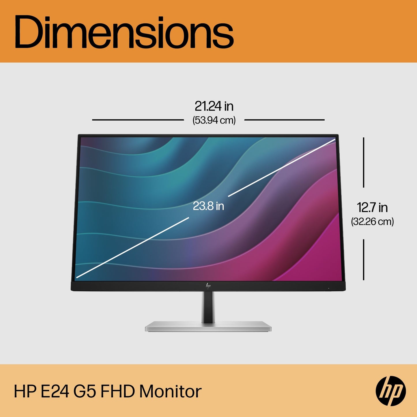 HP E24 G5 FHD Monitor computer monitor