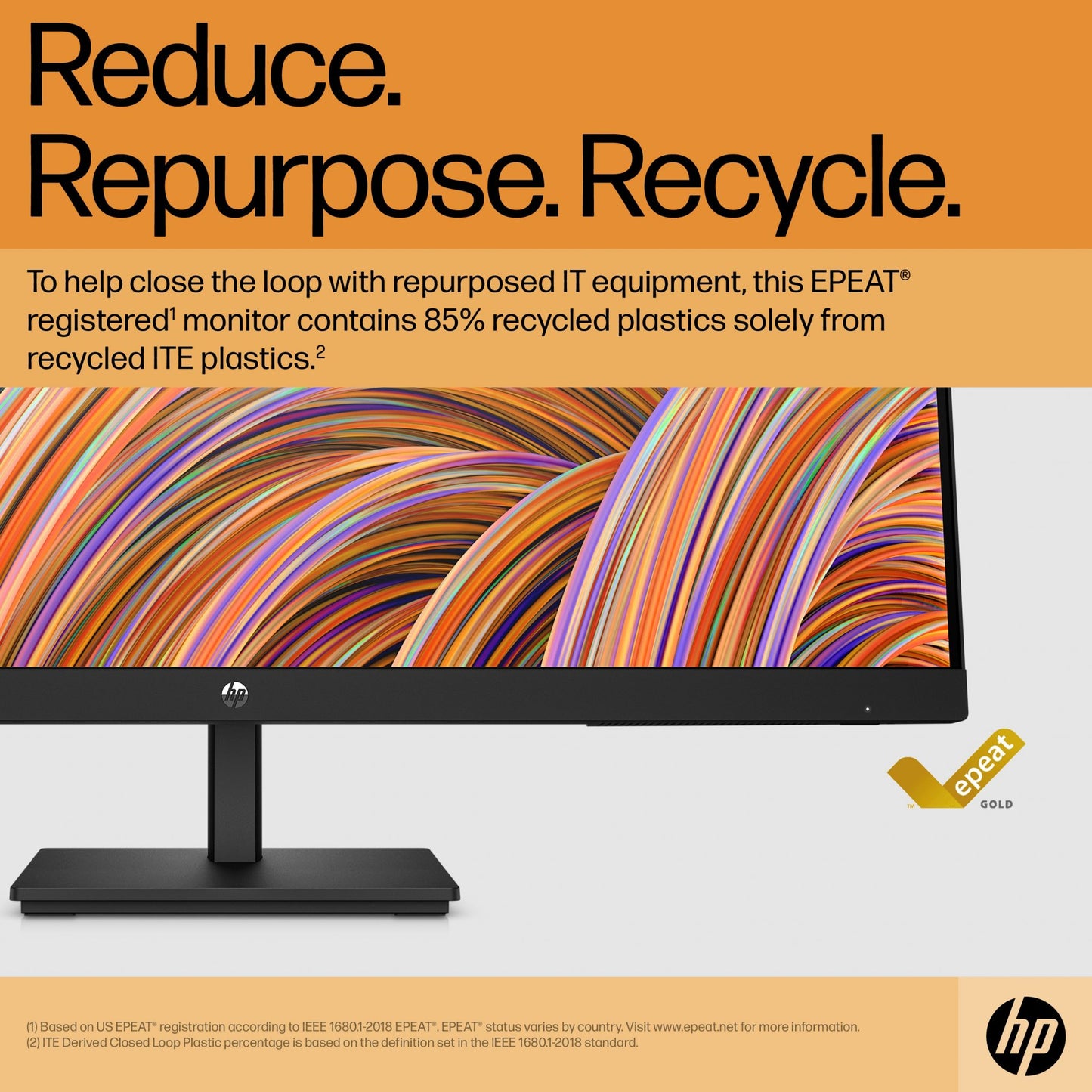 HP V27i G5 computer monitor 68.6 cm (27") 1920 x 1080 pixels Full HD Black