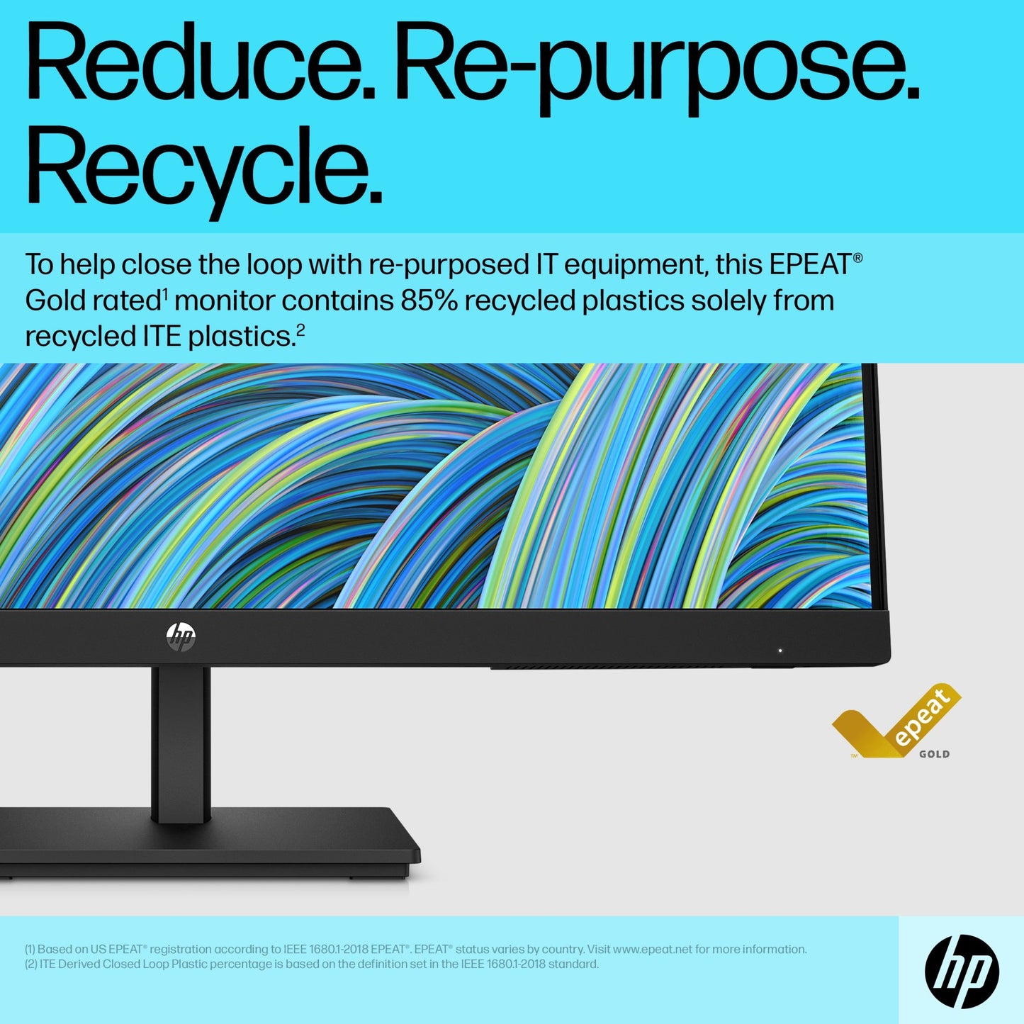 HP V24v G5 computer monitor 60.5 cm (23.8") 1920 x 1080 pixels Full HD Black