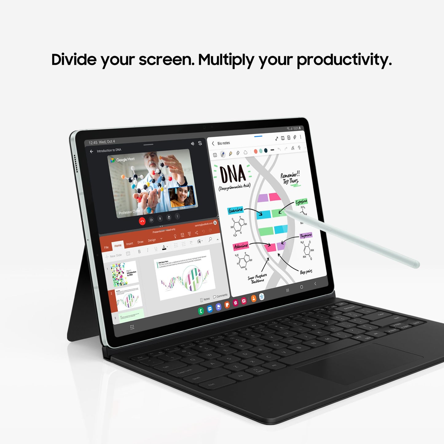 Samsung SM-X610NZAAEUB tablet Samsung Exynos 128 GB 31.5 cm (12.4") 8 GB Wi-Fi 6 (802.11ax) Android 13 Grey
