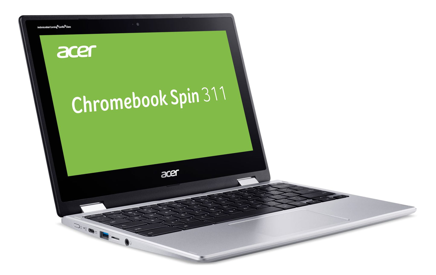 Acer Chromebook CP311-2HN-C2GR 29.5 cm (11.6") Touchscreen HD Intel® Celeron® N N4000 4 GB LPDDR4-SDRAM 64 GB Flash Wi-Fi 5 (802.11ac) ChromeOS Silver