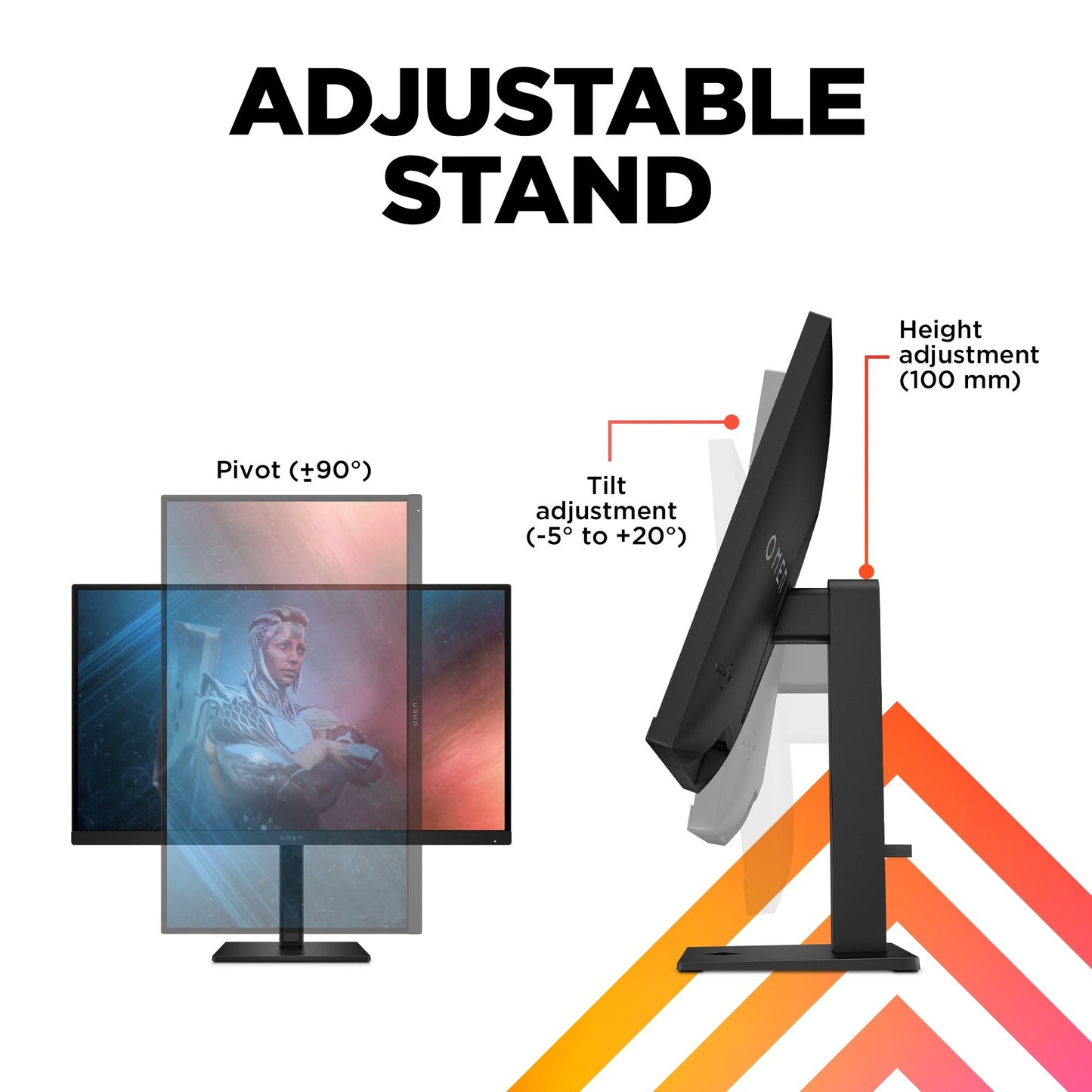 HP OMEN by HP 27 computer monitor 68.6 cm (27") 1920 x 1080 pixels Full HD Black