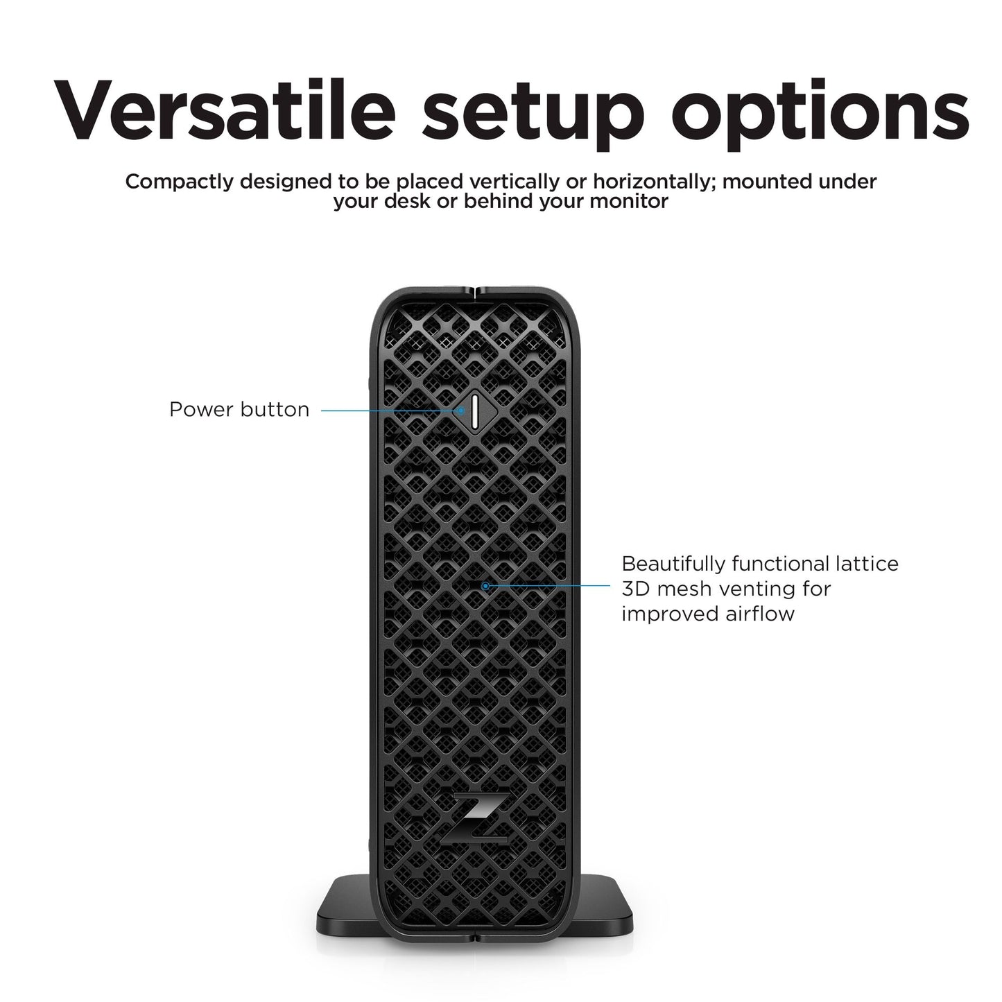 HP Z2 G9 Mini PC Intel® Core™ i7 i7-12700 16 GB DDR5-SDRAM 512 GB SSD NVIDIA T400 Windows 11 Pro Workstation Black