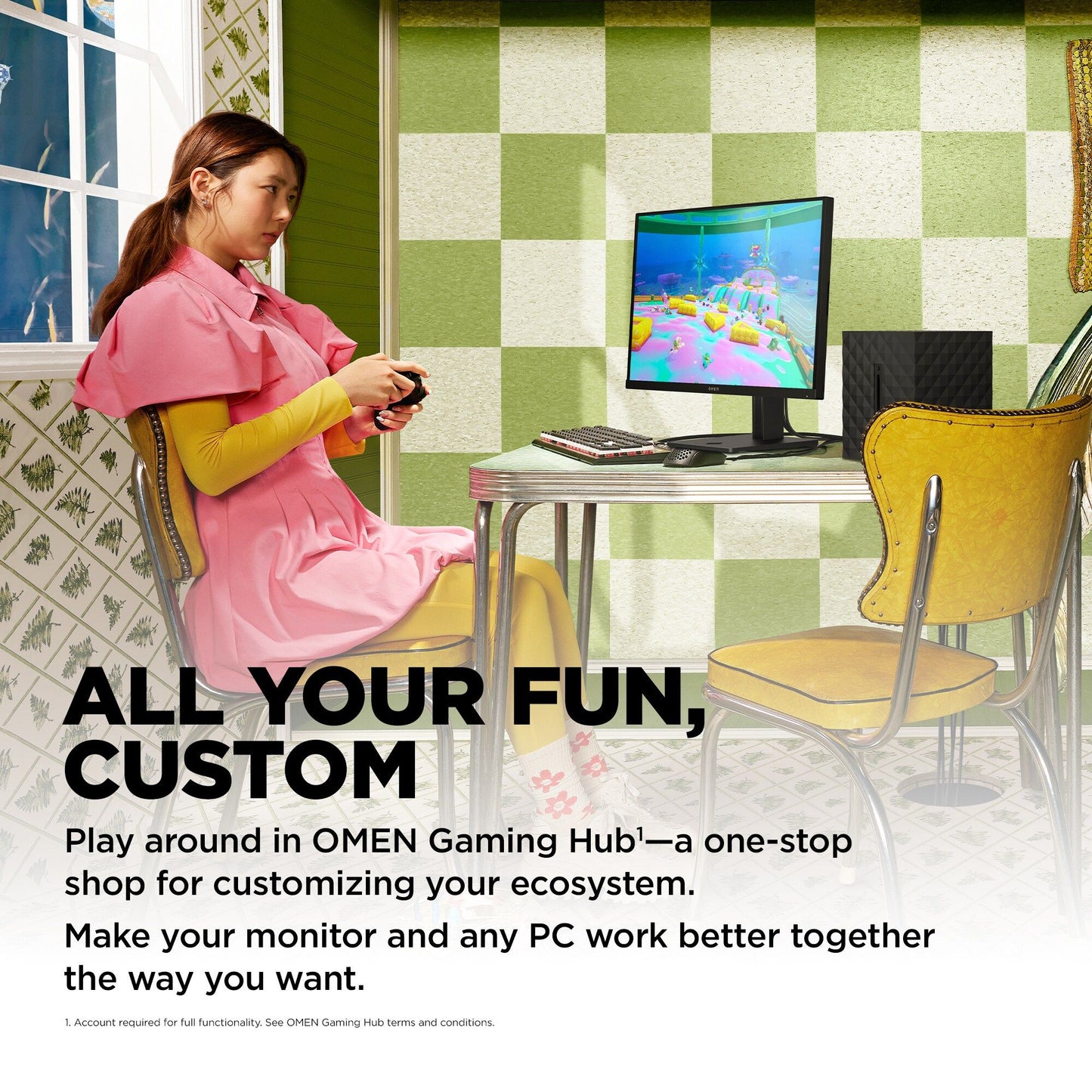 HP OMEN by HP 27 computer monitor 68.6 cm (27") 1920 x 1080 pixels Full HD Black