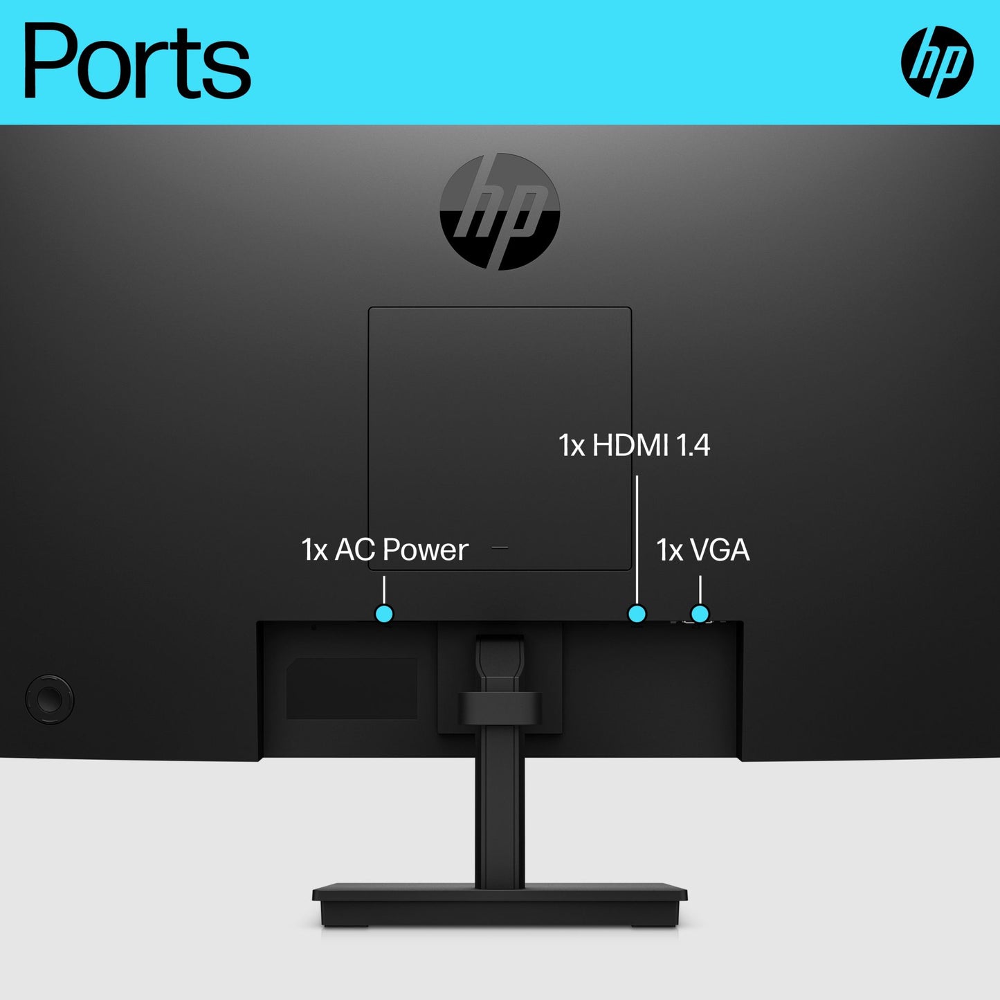 HP V24v G5 computer monitor 60.5 cm (23.8") 1920 x 1080 pixels Full HD Black