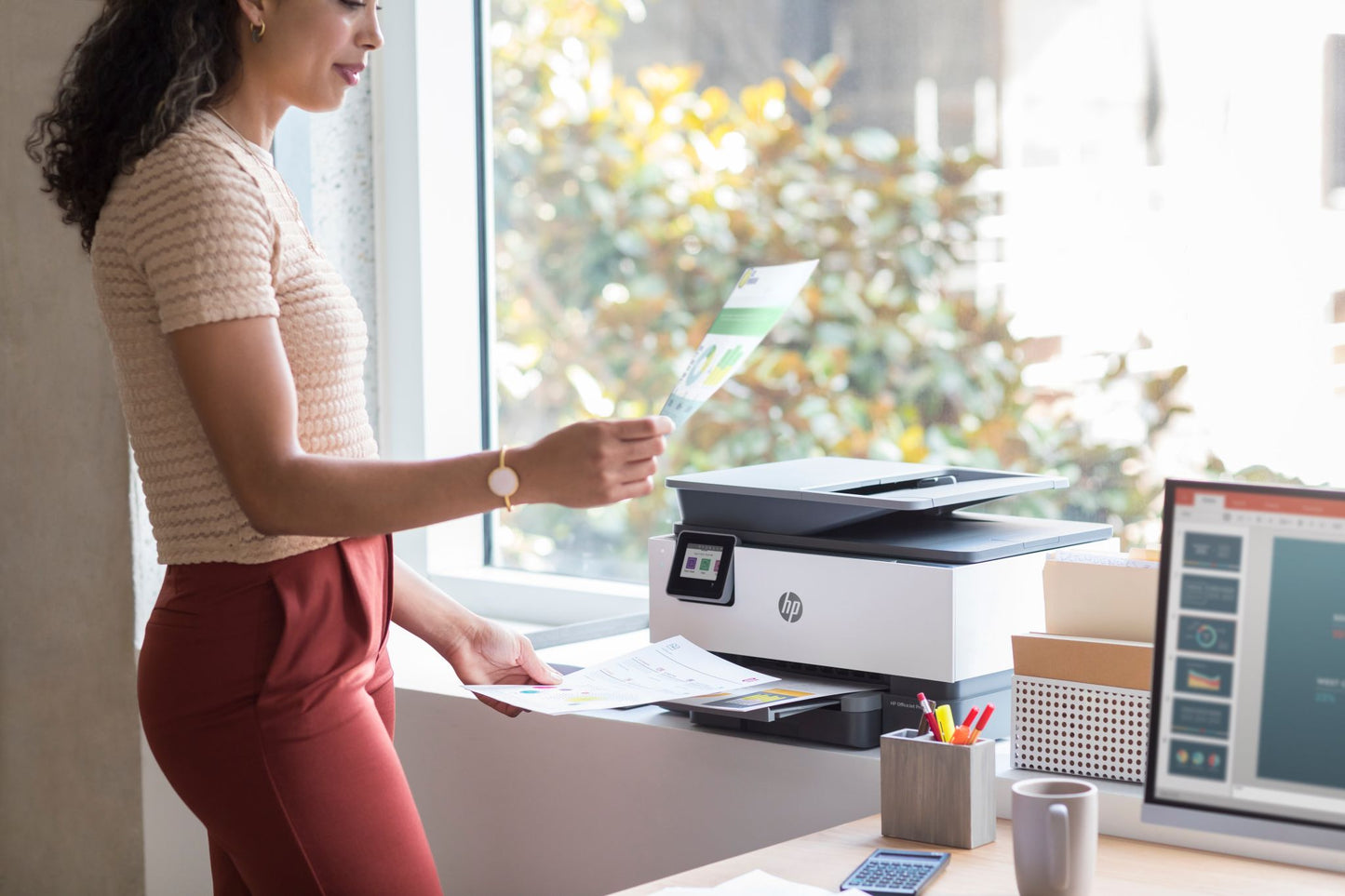 HP OfficeJet Pro 9012 All-in-one wireless printer Print,Scan,Copy from your phone, Instant Ink ready & voice activated (works with Alexa and Google Assistant)