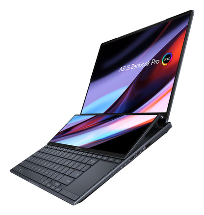 ASUS Zenbook Pro 14 Duo OLED UX8402ZA-M3033W Intel® Core™ i7 i7-12700H Laptop 36.8 cm (14.5") Touchscreen 2.8K 16 GB LPDDR5-SDRAM 512 GB SSD Wi-Fi 6E (802.11ax) Windows 11 Home Black