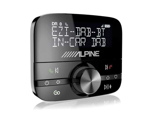 Alpine EZI-DAB-BT FM transmitter 87.6 - 107.9 MHz Black