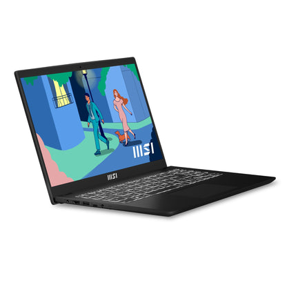MSI Modern 15 B7M-086UK Laptop 39.6 cm (15.6") Full HD AMD Ryzen™ 7 7730U 8 GB DDR4-SDRAM 512 GB SSD Wi-Fi 6E (802.11ax) Windows 11 Home Black
