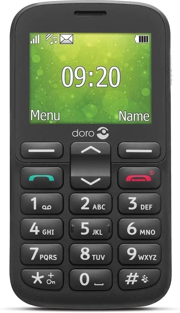 Doro 1380 Unlocked 2G Dual SIM Mobile Phone for Seniors with 2.4" Display