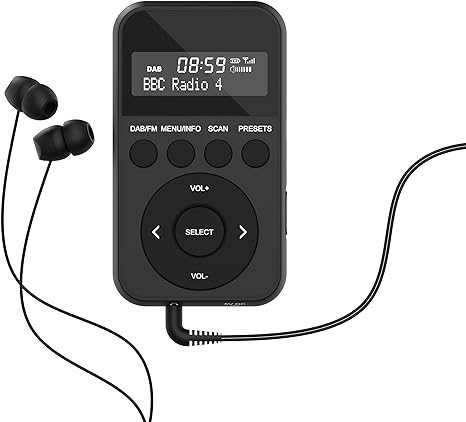 Majority Petersfield Go 2 Pocket Portable Radio, DAB radio with USB Charging