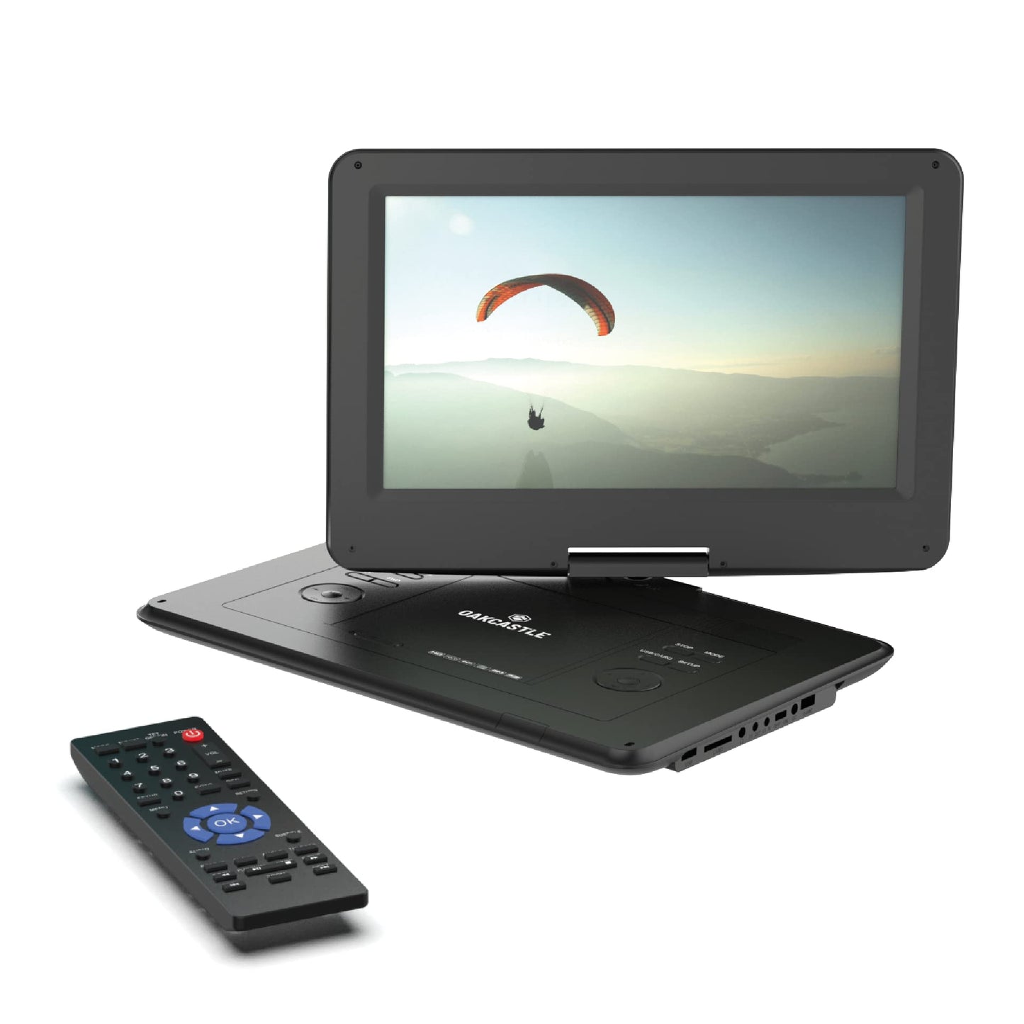 Oakcastle DVD175 17.5" Rechargeable Portable DVD Player 15.6 inch HD Swivel Flip Screen