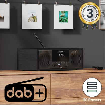 OAKCASTLE DAB500 Bluetooth DAB+ Radio & CD Player 1000002848