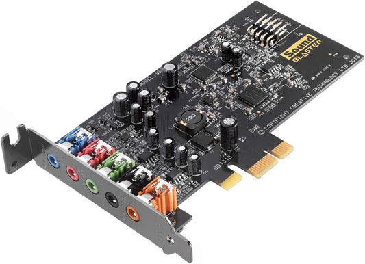Creative Blaster Audigy Fx 5.1 PCIe Sound Card with SBX Pro Studio