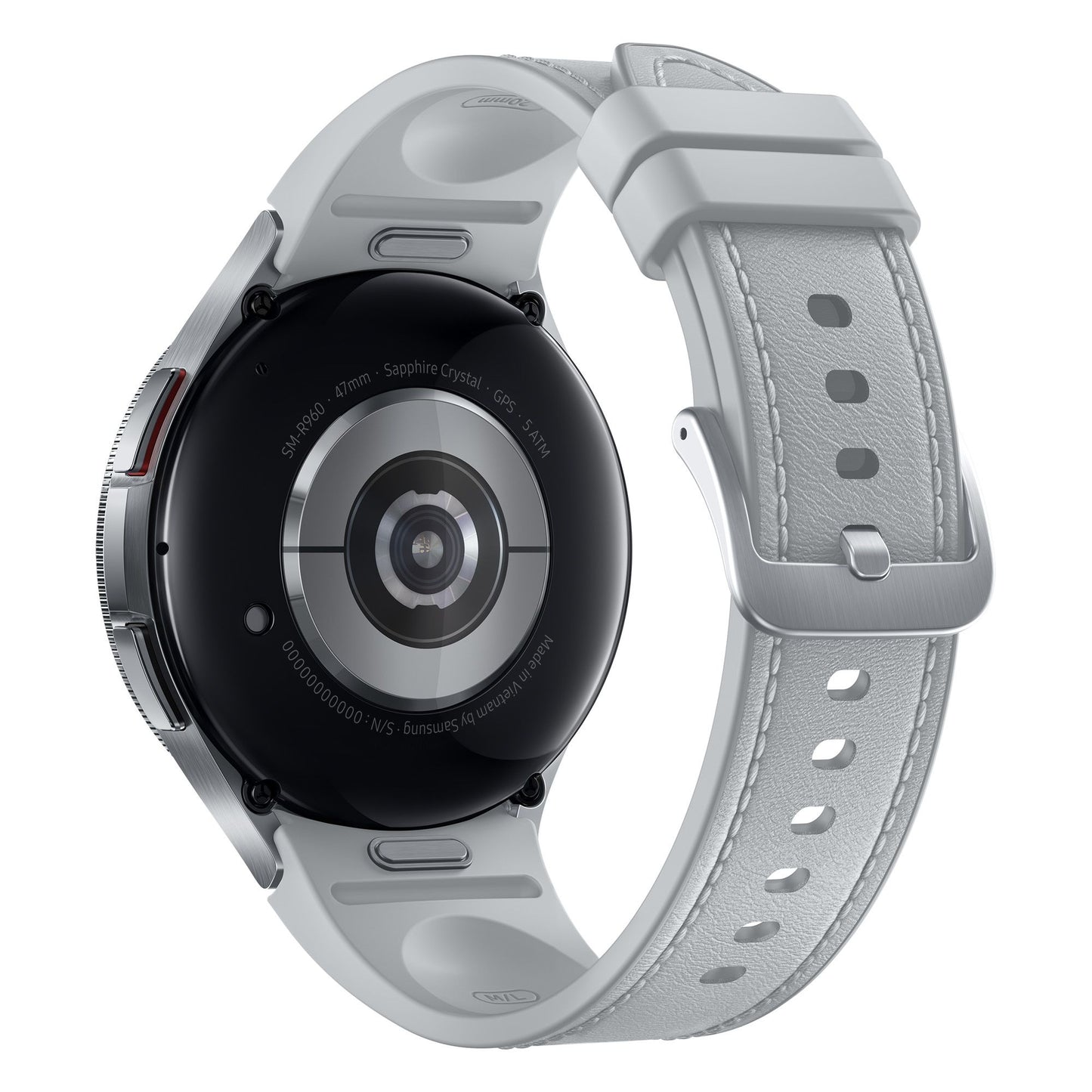 Samsung Galaxy Watch6 Classic SM-R960NZSAEUA smartwatch / sport watch 3.81 cm (1.5") OLED 47 mm Digital 480 x 480 pixels Touchscreen Black Wi-Fi GPS (satellite)