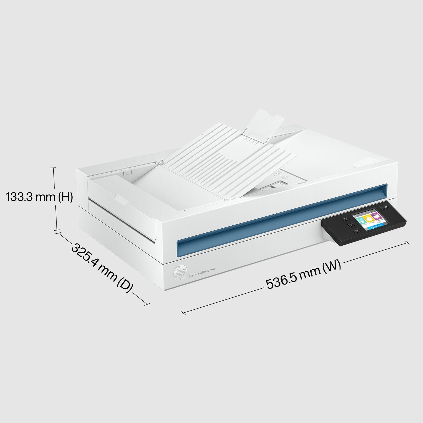 HP Scanjet Pro N4600 fnw1 Flatbed & ADF scanner 1200 x 1200 DPI A5 White
