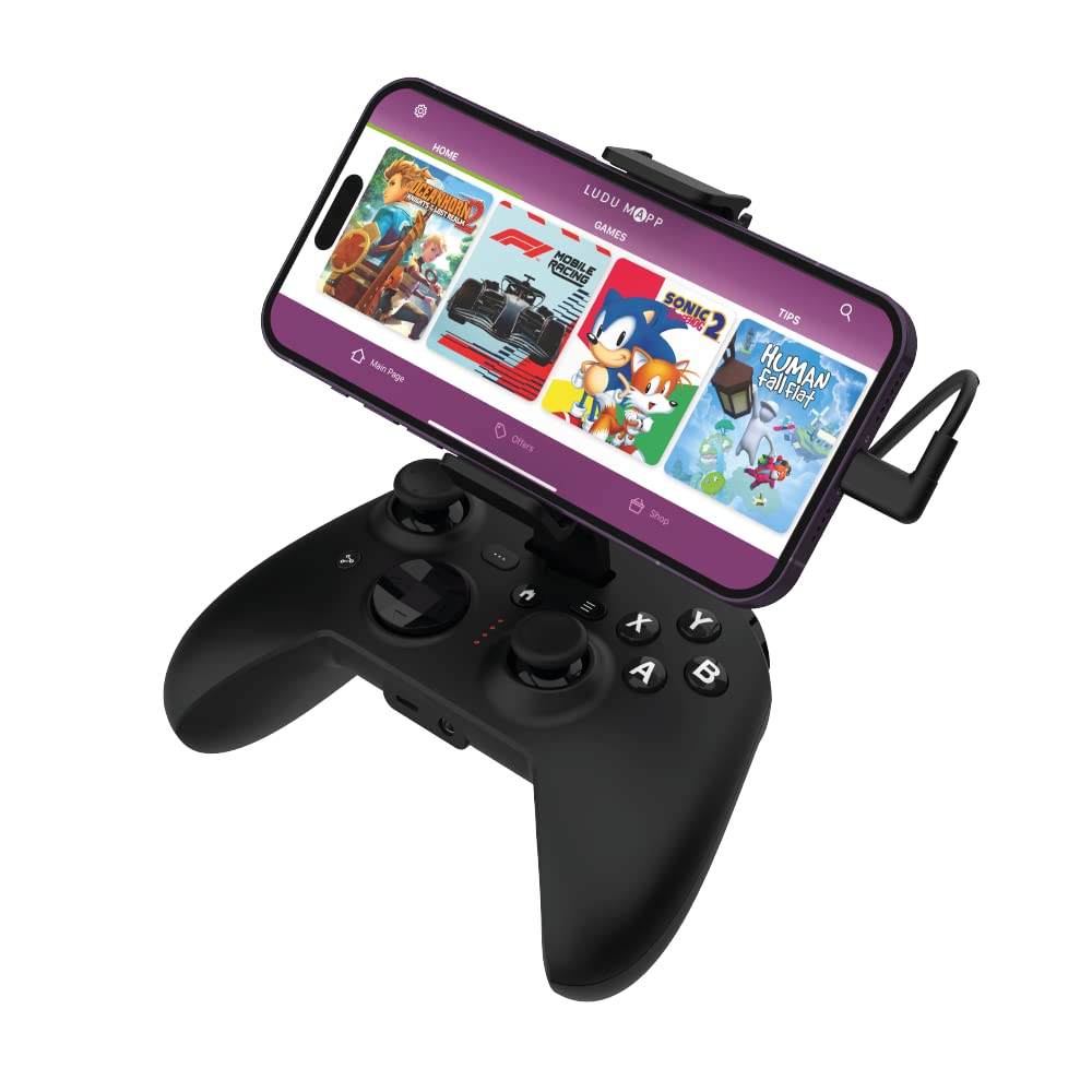 RiotPWR Cloud Gaming Controller for iOS devices - Comes with Lightning and USB-C cables RP1950X