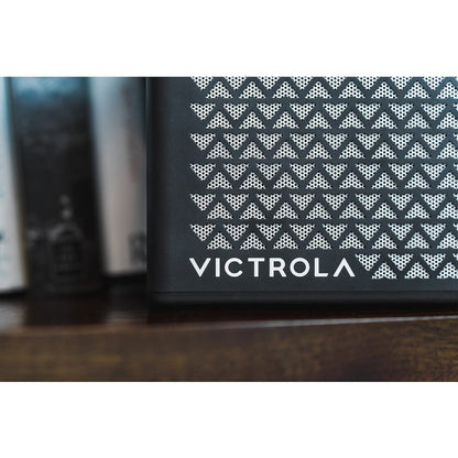 New VICTROLA Music Edition 2 Tabletop Bluetooth Speaker, IP67 Water and Dust Resistant, 20 Hour Battery Life, Multi-Speaker Pairing, Premium Sound and Passive Bass Radiator, Black