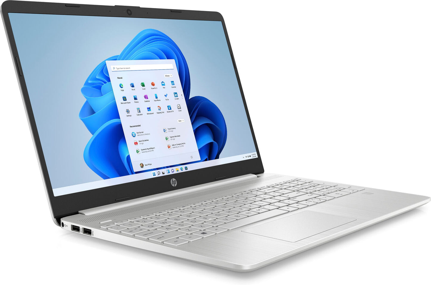 HP 15s-fq2016na Laptop 15.6" FHD i5-1135G7 8Gb 512Gb SSD W11 Silver 30A26EA#ABU
