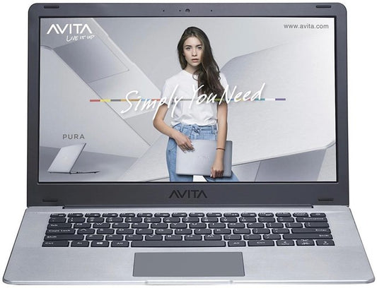 Avita Pura 14 Laptop AMD Ryzen 5 3500U 4Gb 256Gb SSD Windows 10 Silver Grey