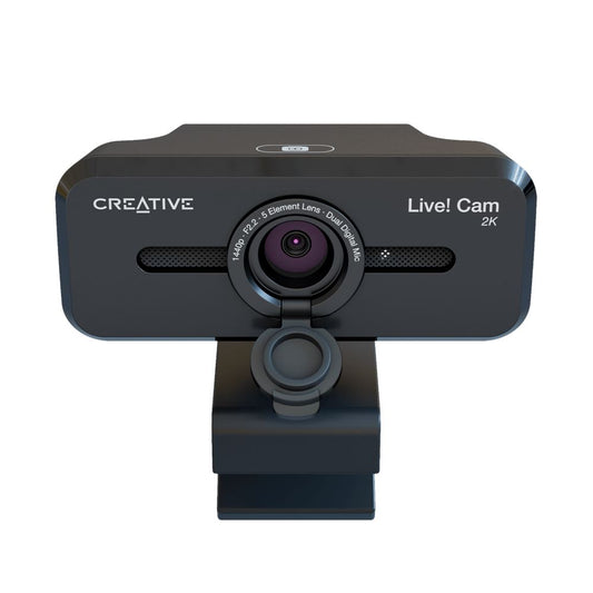 Creative Live! Cam Sync V3 2K QHD Webcam with 4X Digital Zoom and Built-in Mics