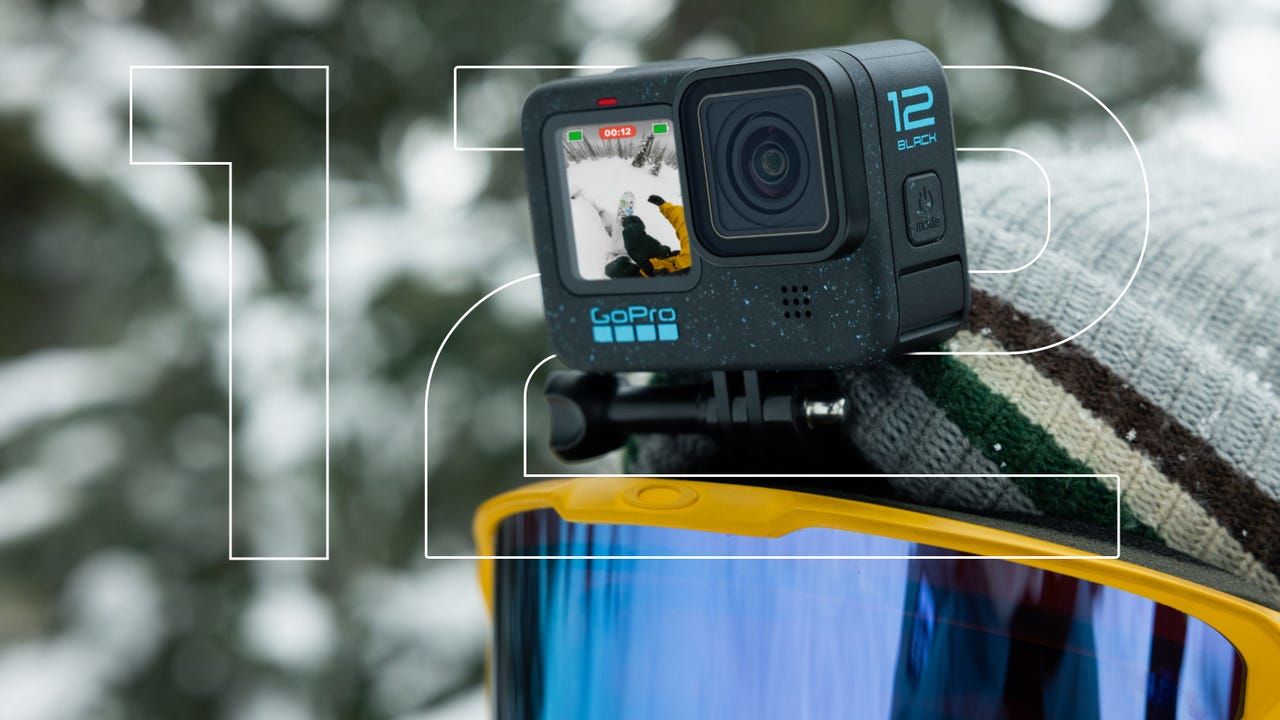 GoPro HERO12 Black action sports camera 27 MP 5K Ultra HD CMOS 25.4 / 1.9 mm (1 / 1.9") Wi-Fi 121 g