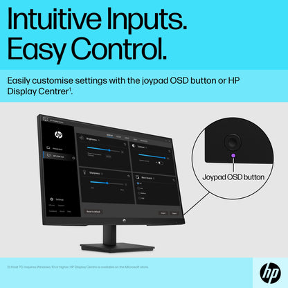 HP V24v G5 computer monitor 60.5 cm (23.8") 1920 x 1080 pixels Full HD Black