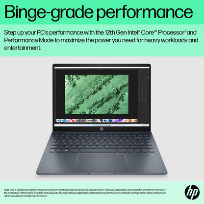HP Pavilion Plus 14-eh0500sa Laptop 35.6 cm (14") 2.2K Intel® Core™ i5 i5-1240P 8 GB DDR4-SDRAM 512 GB SSD Wi-Fi 6E (802.11ax) Windows 11 Home Silver