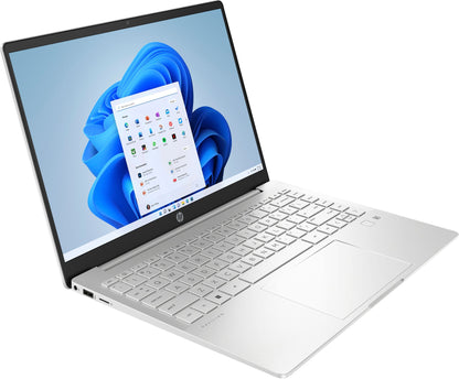 HP Pavilion Plus 14-eh0500sa Laptop 35.6 cm (14") 2.2K Intel® Core™ i5 i5-1240P 8 GB DDR4-SDRAM 512 GB SSD Wi-Fi 6E (802.11ax) Windows 11 Home Silver