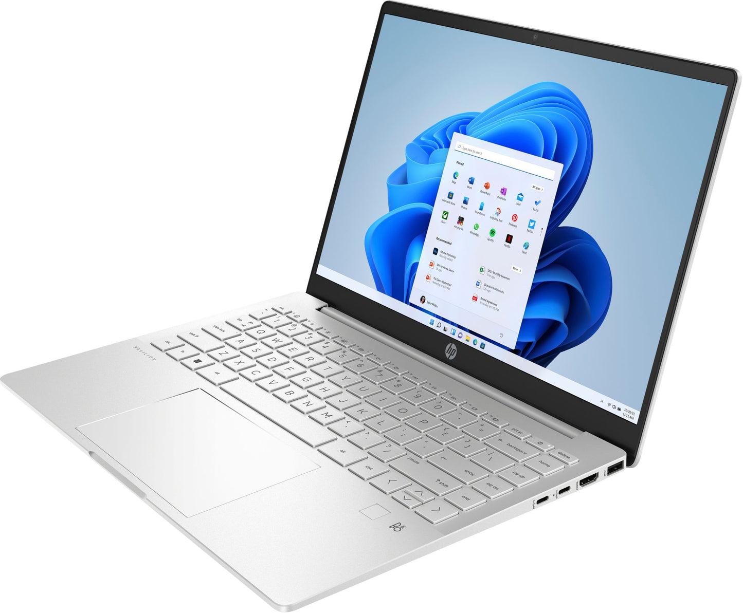 HP Pavilion Plus 14-eh0500sa Laptop 35.6 cm (14") 2.2K Intel® Core™ i5 i5-1240P 8 GB DDR4-SDRAM 512 GB SSD Wi-Fi 6E (802.11ax) Windows 11 Home Silver