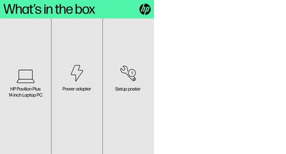 HP Pavilion Plus 14-eh0500sa Laptop 35.6 cm (14") 2.2K Intel® Core™ i5 i5-1240P 8 GB DDR4-SDRAM 512 GB SSD Wi-Fi 6E (802.11ax) Windows 11 Home Silver