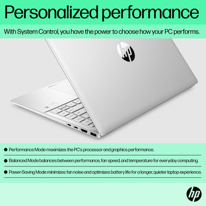 HP Pavilion Plus 14-eh0500sa Laptop 35.6 cm (14") 2.2K Intel® Core™ i5 i5-1240P 8 GB DDR4-SDRAM 512 GB SSD Wi-Fi 6E (802.11ax) Windows 11 Home Silver