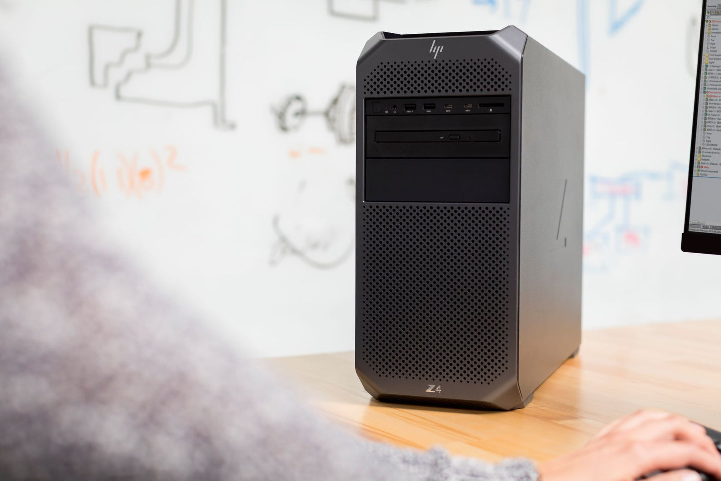 HP Z4 G4 Tower Intel Xeon W W-2245 32 GB DDR4-SDRAM 512 GB SSD NVIDIA Quadro RTX 4000 Windows 10 Pro for Workstations Workstation Black