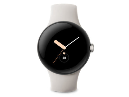 Google Pixel Watch AMOLED 41 mm Digital Touchscreen Silver Wi-Fi GPS (satellite)