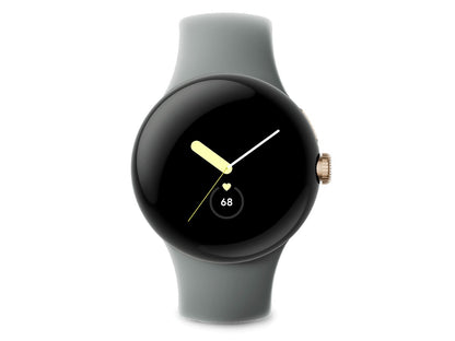 Google Pixel Watch AMOLED 41 mm Digital Touchscreen Gold Wi-Fi GPS (satellite)