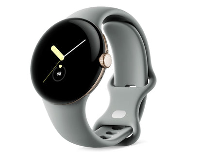 Google Pixel Watch AMOLED 41 mm Digital Touchscreen Gold Wi-Fi GPS (satellite)