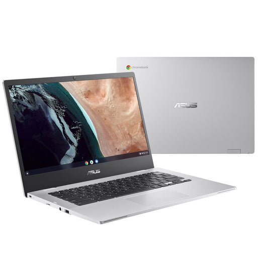 ASUS Chromebook CX1400CKA-EK0078 35.6 cm (14") Full HD Intel® Pentium® Silver N6000 4 GB LPDDR4x-SDRAM 64 GB eMMC Wi-Fi 6 (802.11ax) ChromeOS Silver