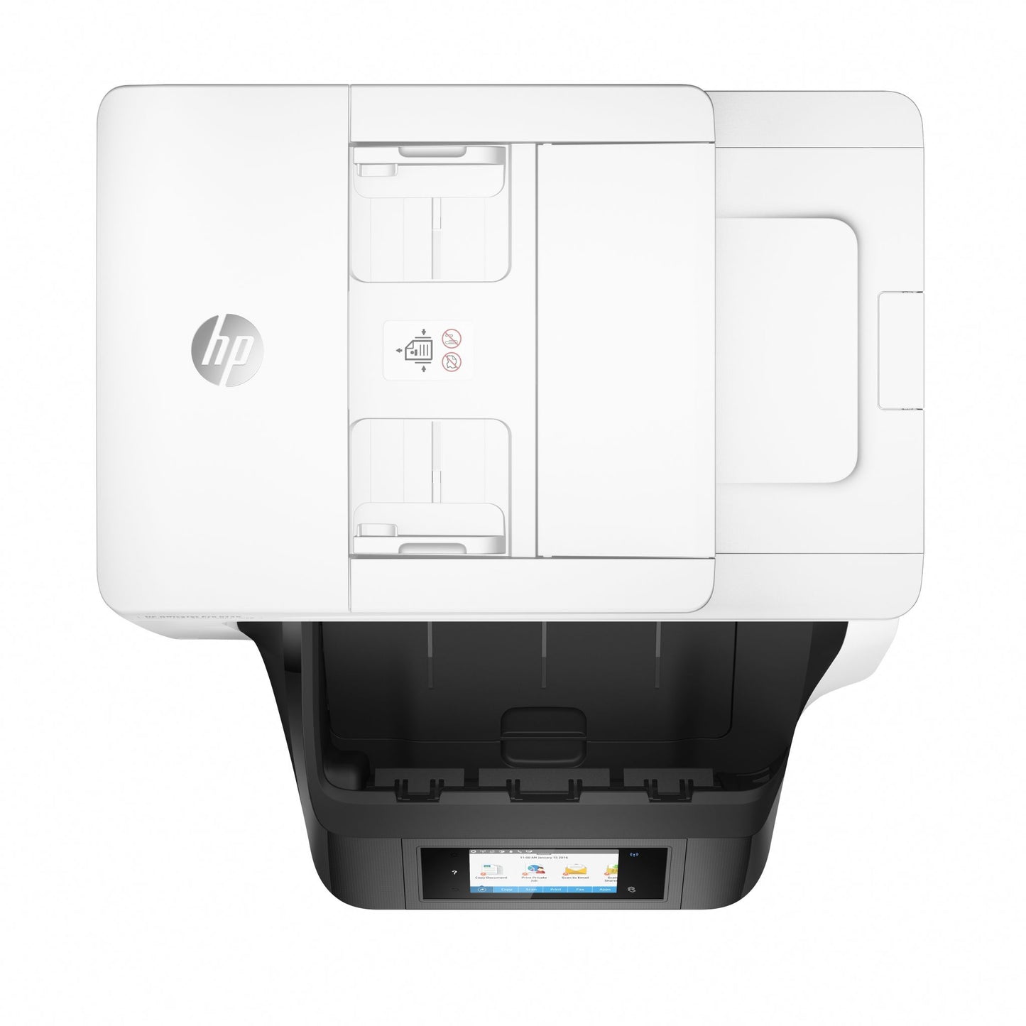 HP OfficeJet Pro 8730 All-in-One Printer, Color, Printer for Home, Print, copy, scan, fax, 50-sheet ADF; Front-facing USB printing; Scan to email/PDF; Two-sided printing