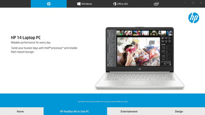 HP 14s-fq1013na Laptop 35.6 cm (14") Full HD AMD Ryzen™ 5 5500U 4 GB DDR4-SDRAM 512 GB SSD Wi-Fi 5 (802.11ac) Windows 11 Home Silver