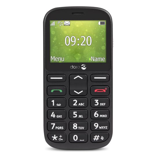 Doro 1360 6.1 cm (2.4") 96 g Black Feature phone