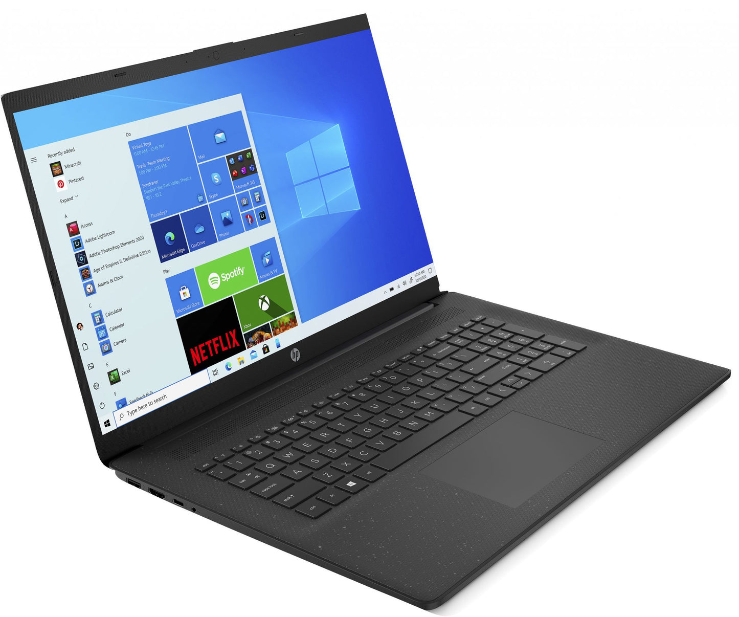HP 17-cn0528sa 7505 Notebook 43.9 cm (17.3") Full HD Intel® Pentium® Gold 4 GB DDR4-SDRAM 128 GB SSD Wi-Fi 5 (802.11ac) Windows 11 Home in S mode Black