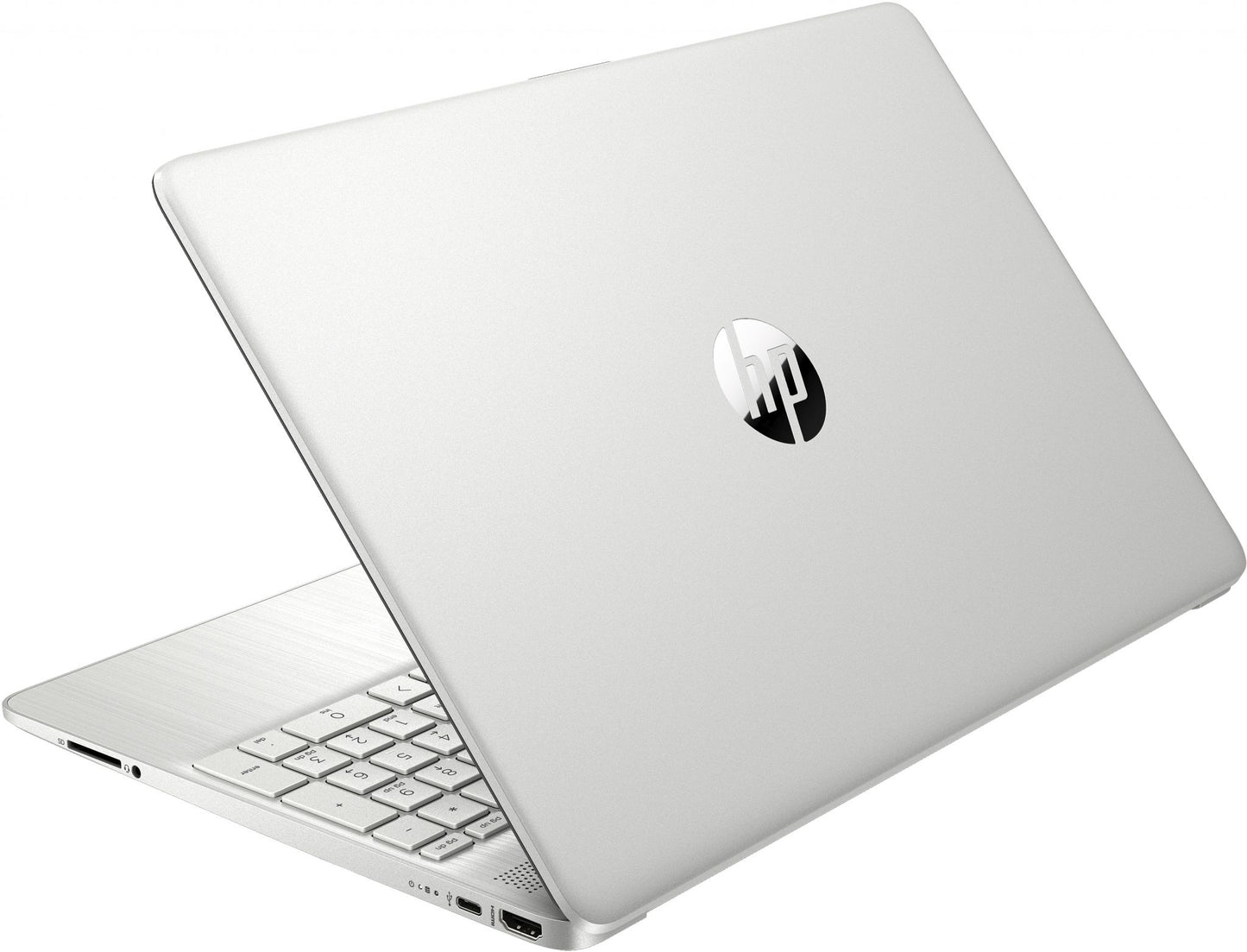 HP 15s-fq0028na Laptop 39.6 cm (15.6") HD Intel® Pentium® Silver N5030 4 GB DDR4-SDRAM 128 GB SSD Wi-Fi 5 (802.11ac) Windows 11 Home in S mode Silver