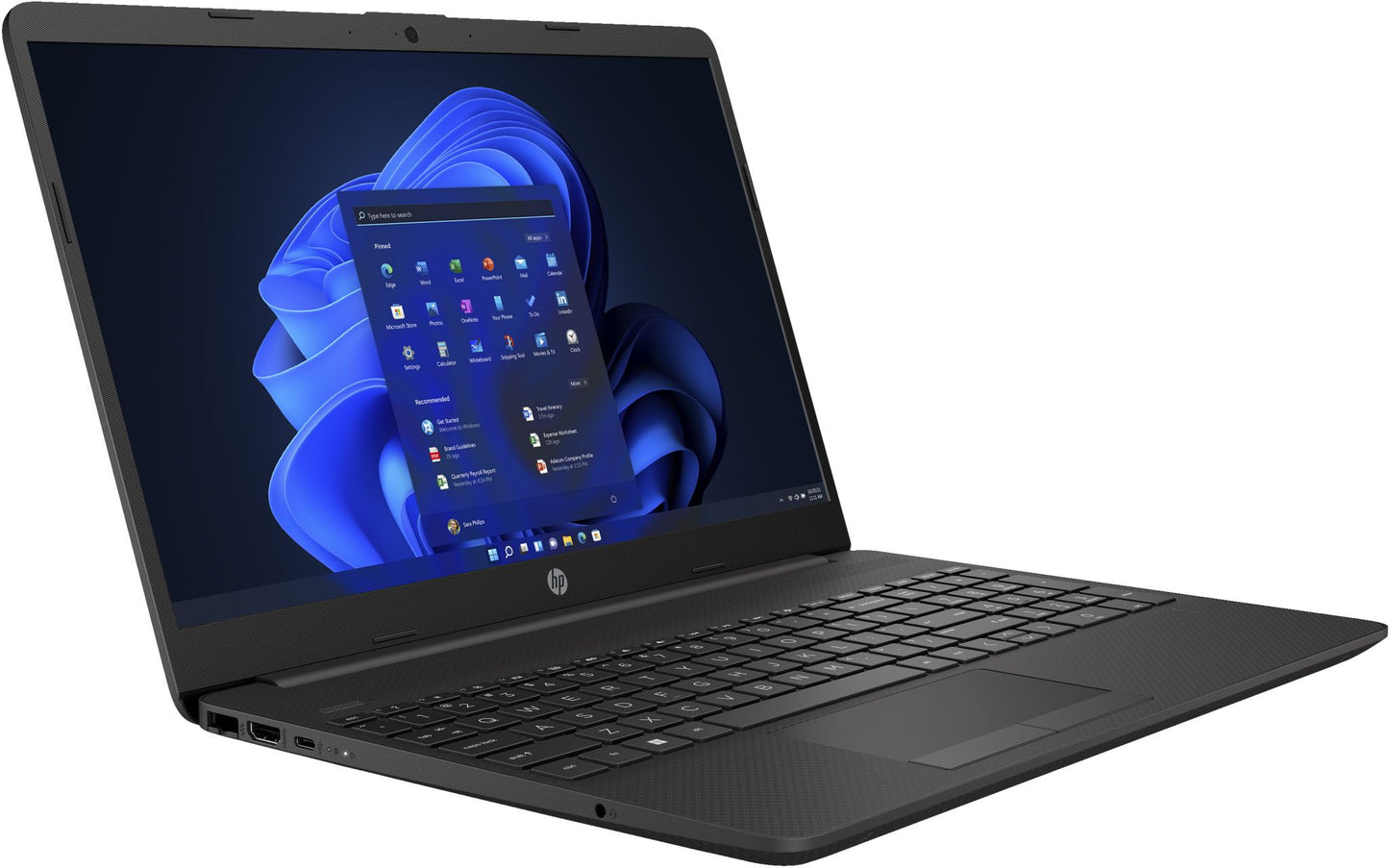 HP 255 G8 Laptop 39.6 cm (15.6") Full HD AMD Ryzen™ 5 5500U 8 GB DDR4-SDRAM 256 GB SSD Wi-Fi 6 (802.11ax) Windows 11 Pro Black