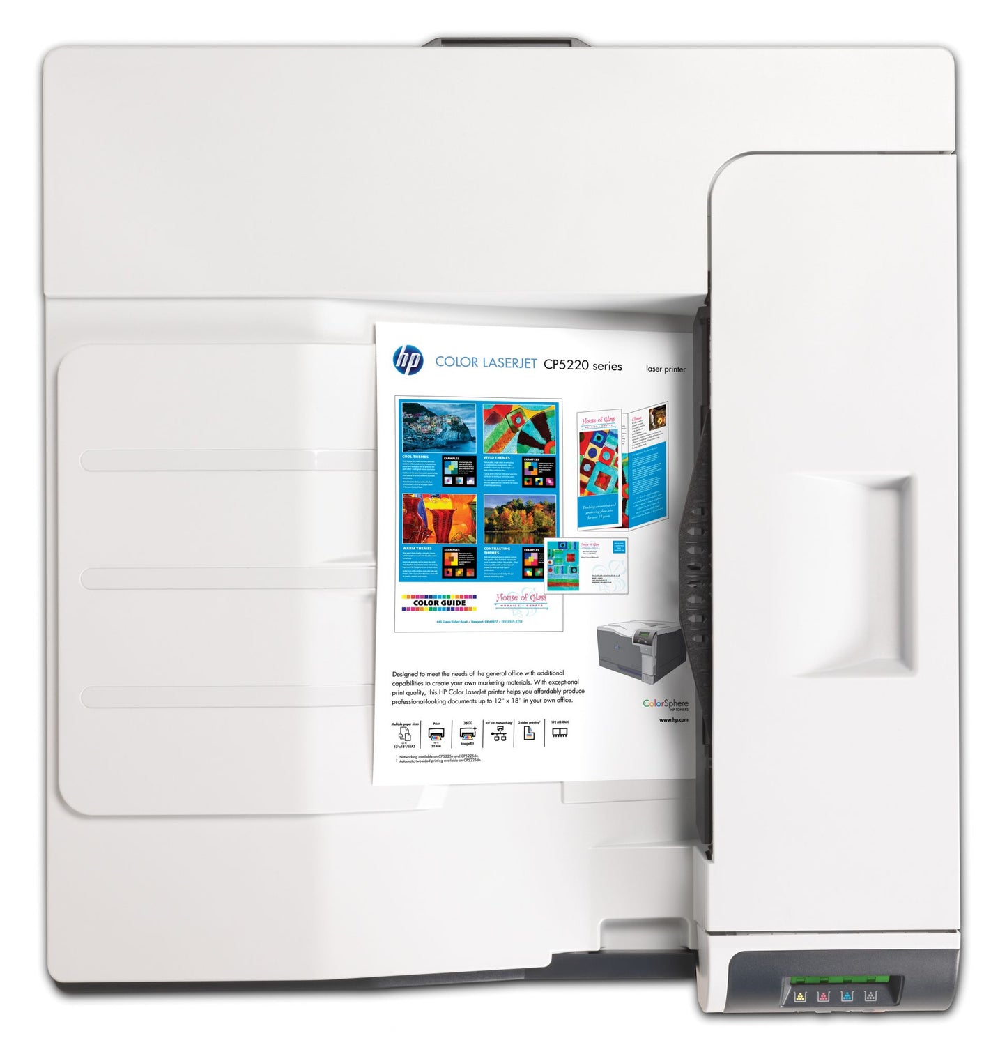 HP Color LaserJet Professional CP5225n Printer, Print