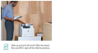 HP Color LaserJet Pro MFP M479dw, Print, copy, scan, email, Two-sided printing; Scan to email/PDF; 50-sheet ADF